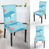 Whale Humpback Pattern Print Chair Cover-grizzshop