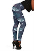 Whale Humpback Pattern Print Women Leggings-grizzshop