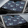 Whale Humpback Print Pattern Car Sun Shade-grizzshop
