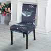 Whale Humpback Print Pattern Chair Cover-grizzshop