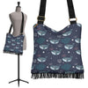 Whale Humpback Print Pattern Crossbody Bags-grizzshop