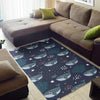 Whale Humpback Print Pattern Floor Mat-grizzshop