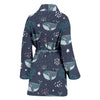 Load image into Gallery viewer, Whale Humpback Print Pattern Pattern Print Women Long Robe-grizzshop