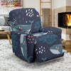 Whale Humpback Print Pattern Recliner Cover-grizzshop