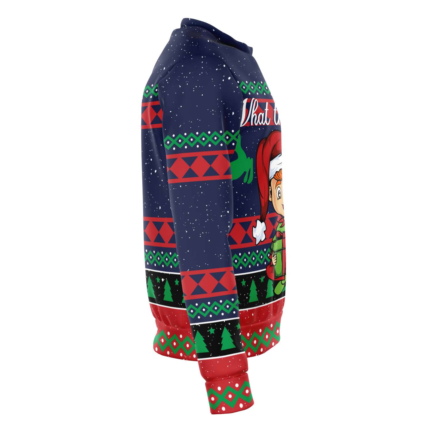 What The Elf Ugly Christmas Sweater-grizzshop