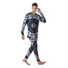 Wheel Zodiac Signs Print Men's Pajamas-grizzshop