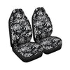 White And Black Graffiti Doodle Text Print Car Seat Covers-grizzshop