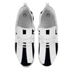 White And Black Pisces Sign Print White Athletic Shoes-grizzshop