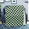 White And Black Polka Dot Print Blanket-grizzshop