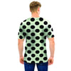 White And Black Polka Dot Print Men T Shirt-grizzshop