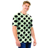 White And Black Polka Dot Print Men T Shirt-grizzshop