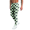 White And Black Polka Dot Print Men's Leggings-grizzshop