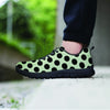 White And Black Polka Dot Print Men's Sneakers-grizzshop