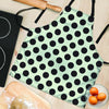 White And Black Polka Dot Print Women's Apron-grizzshop