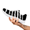 White And Black USA Flag Print White Sneaker-grizzshop