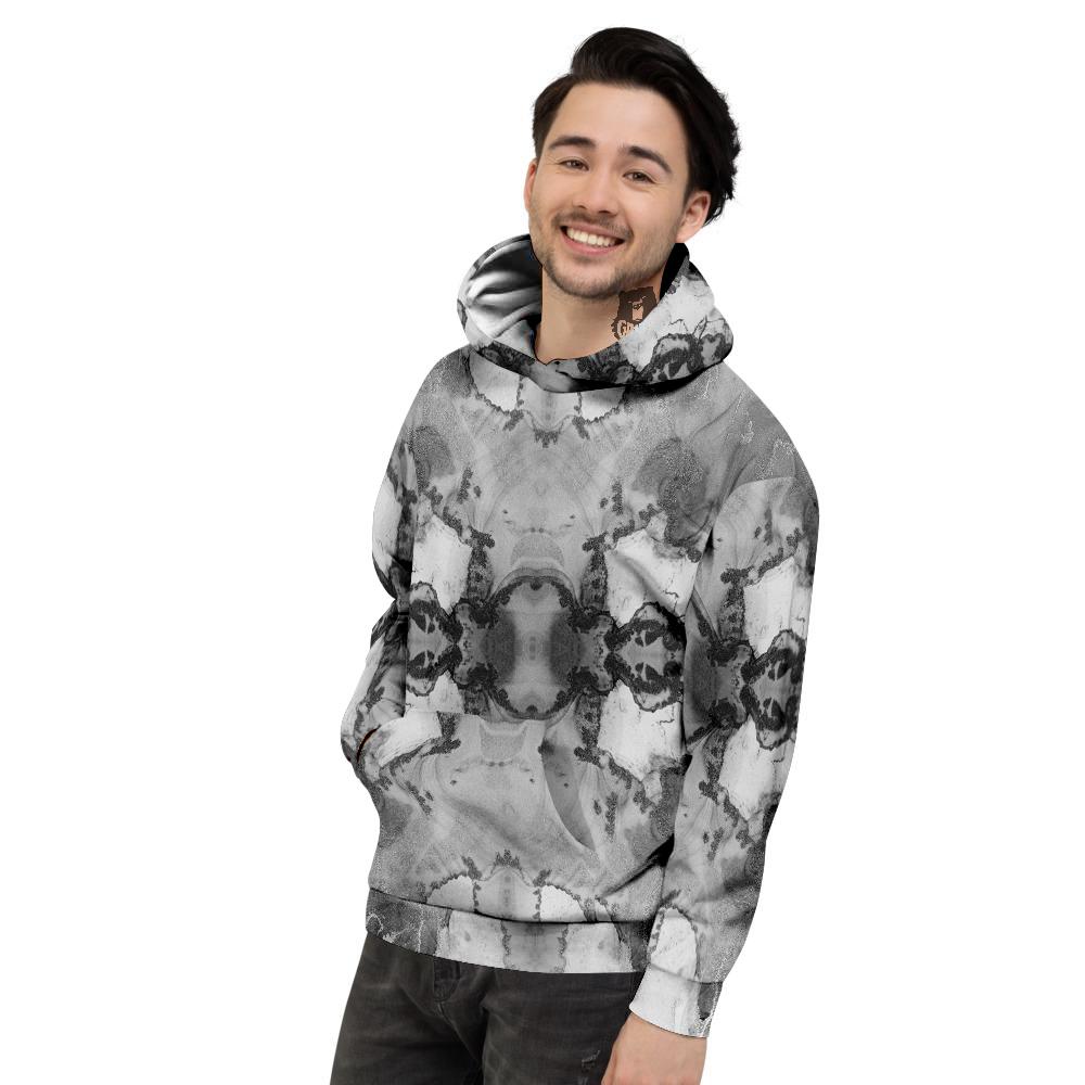 Grey 2025 marble hoodie