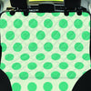 White And Green Polka Dot Pet Car Seat Cover-grizzshop
