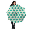 White And Green Polka Dot Umbrella-grizzshop