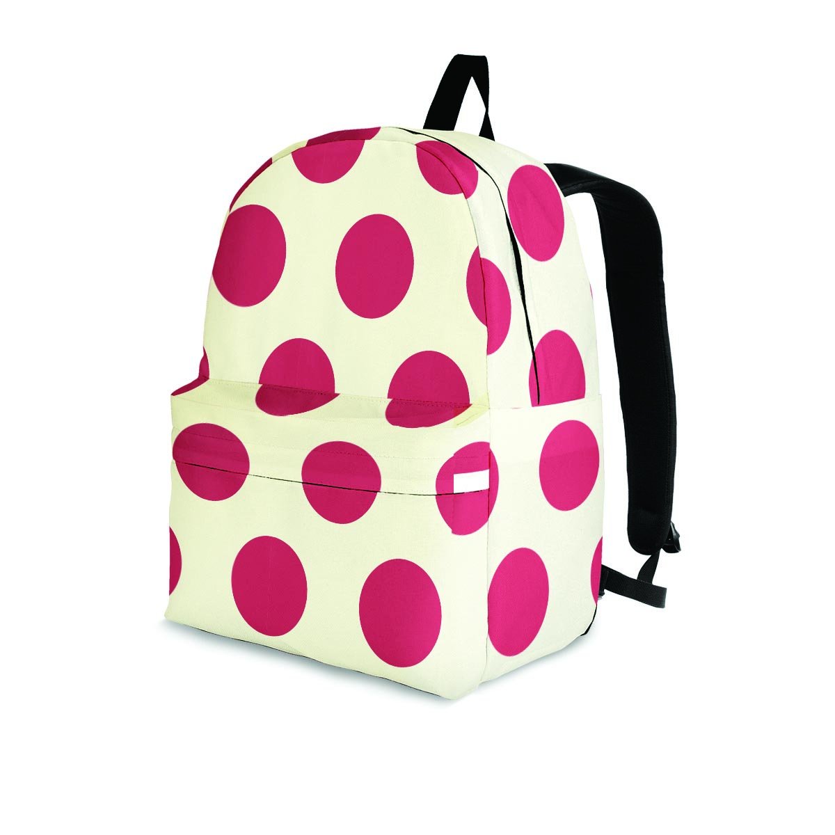 White And Red Polka Dot Backpack-grizzshop