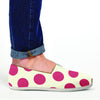 White And Red Polka Dot Canvas Shoes-grizzshop