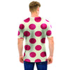 White And Red Polka Dot Men T Shirt-grizzshop