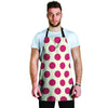 White And Red Polka Dot Men's Apron-grizzshop