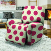 White And Red Polka Dot Recliner Cover-grizzshop