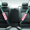 White And Red Polka Dot Seat Belt Cover-grizzshop