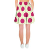 White And Red Polka Dot Women's Skirt-grizzshop