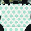 White And Turquoise Polka Dot Pet Car Seat Cover-grizzshop