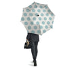 White And Turquoise Polka Dot Umbrella-grizzshop