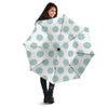 White And Turquoise Polka Dot Umbrella-grizzshop