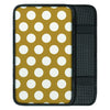 White And Yellow Polka Dot Car Console Cover-grizzshop