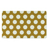 White And Yellow Polka Dot Door Mat-grizzshop