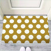 White And Yellow Polka Dot Door Mat-grizzshop