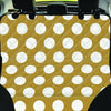 White And Yellow Polka Dot Pet Car Seat Cover-grizzshop
