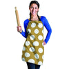 Load image into Gallery viewer, White And Yellow Polka Dot Women&#39;s Apron-grizzshop