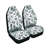 White Bandana Car Seat Covers-grizzshop