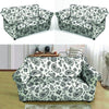 White Bandana Loveseat Cover-grizzshop