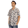 White Bandana Men’s Hawaiian Shirt-grizzshop