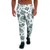 White Bandana Men's Joggers-grizzshop