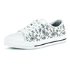 White Bandana Men's Low Top Shoes-grizzshop