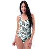 White Bandana One Piece Swimsuite-grizzshop