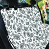 White Bandana Pet Car Seat Cover-grizzshop