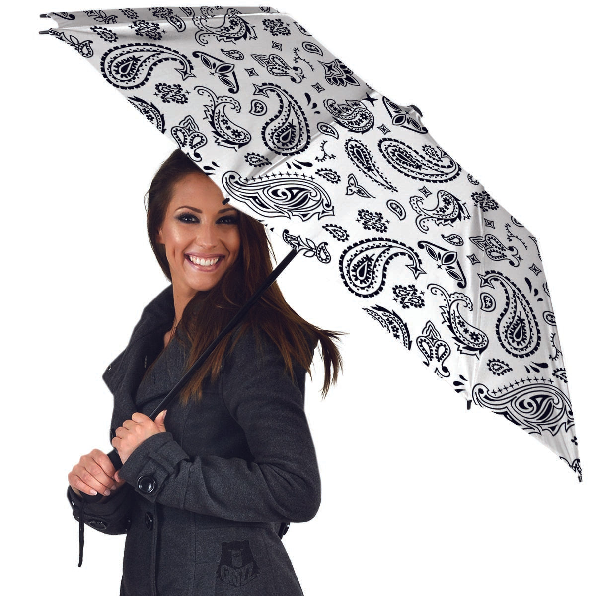 White Bandana Umbrella-grizzshop