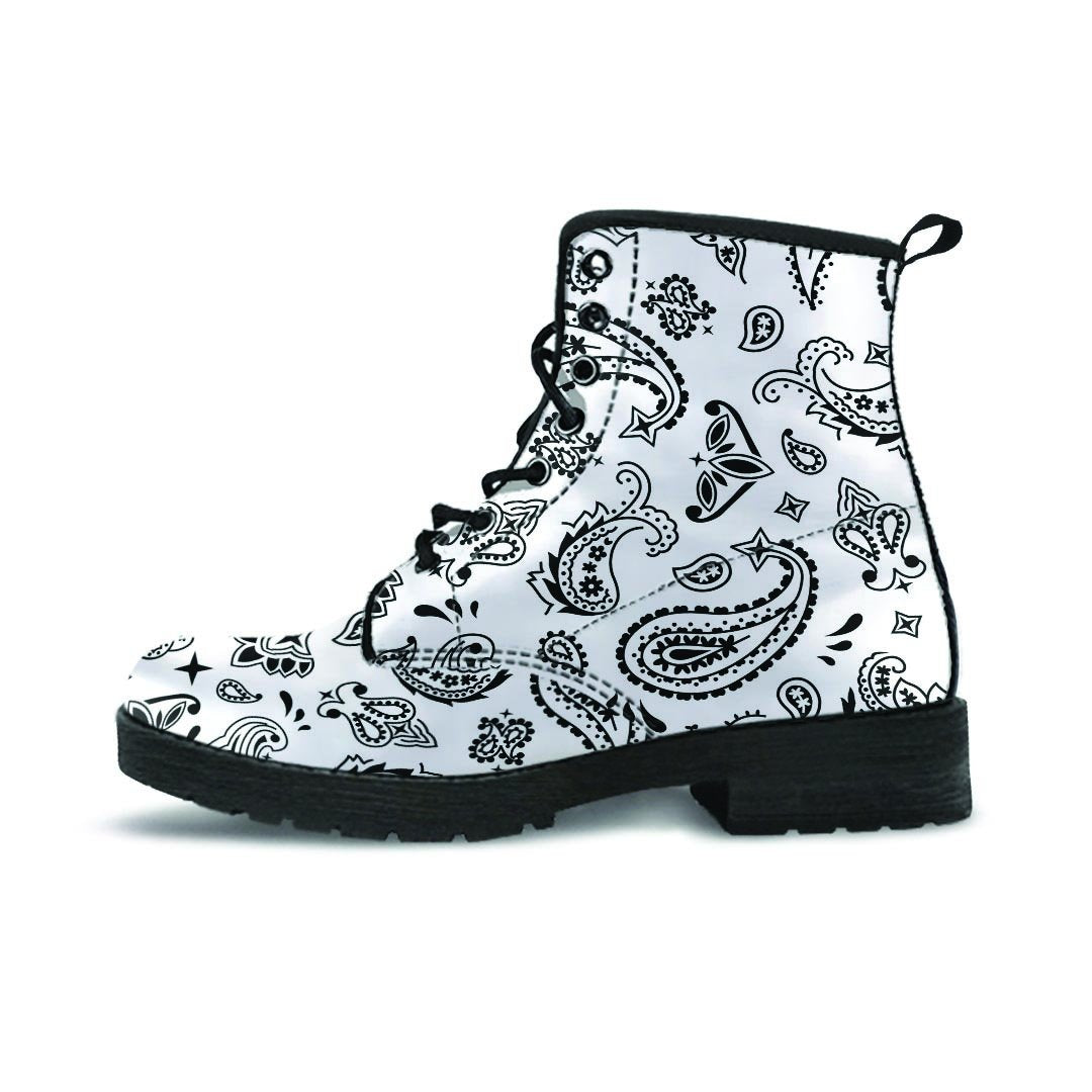 White Bandana Women's Boots-grizzshop