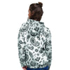 White Bandana Women's Hoodie-grizzshop