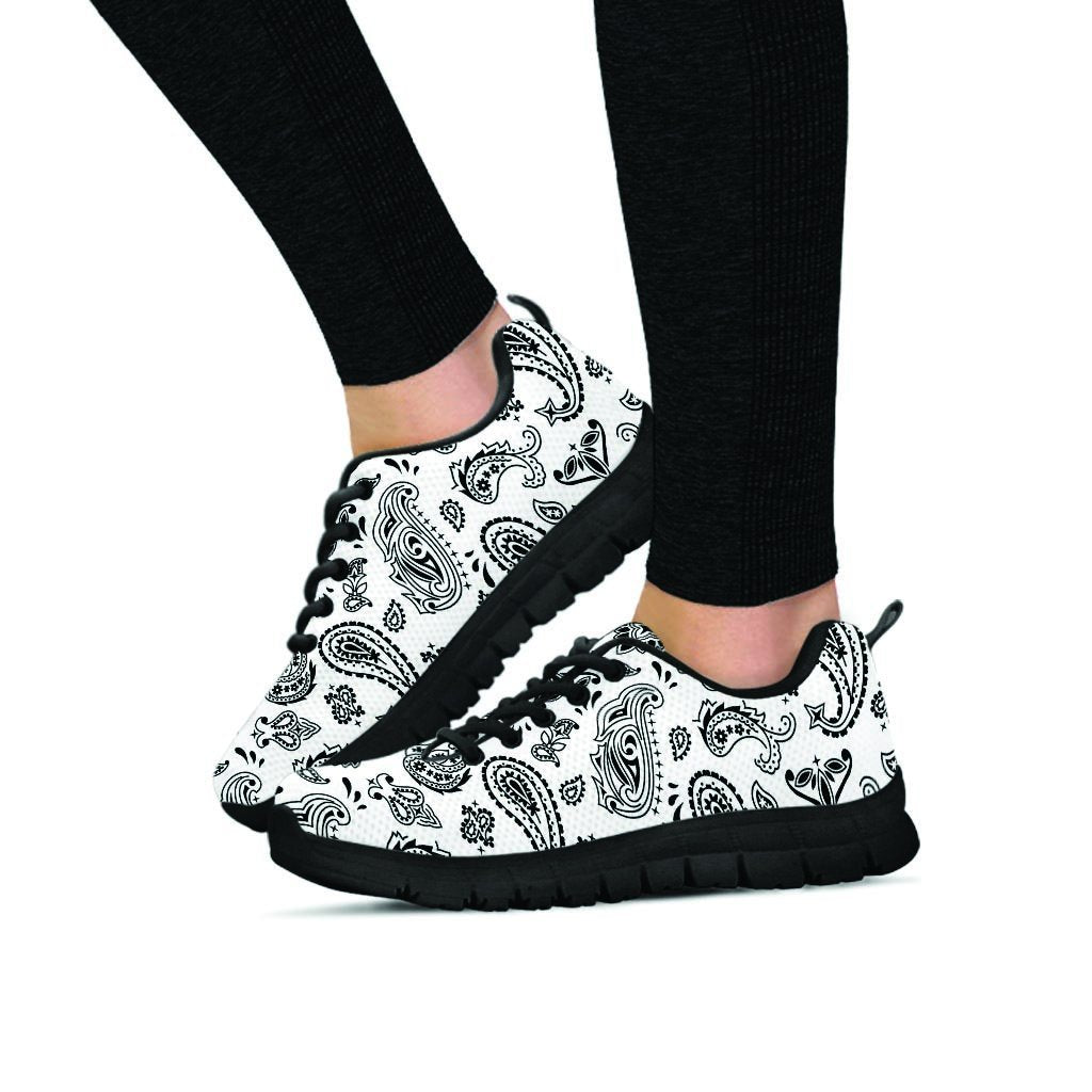 White Bandana Women's Sneakers-grizzshop