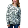 White Bandana Women's Sweatshirt-grizzshop