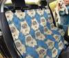 White Bigfoot Pattern Print Pet Car Seat Cover-grizzshop